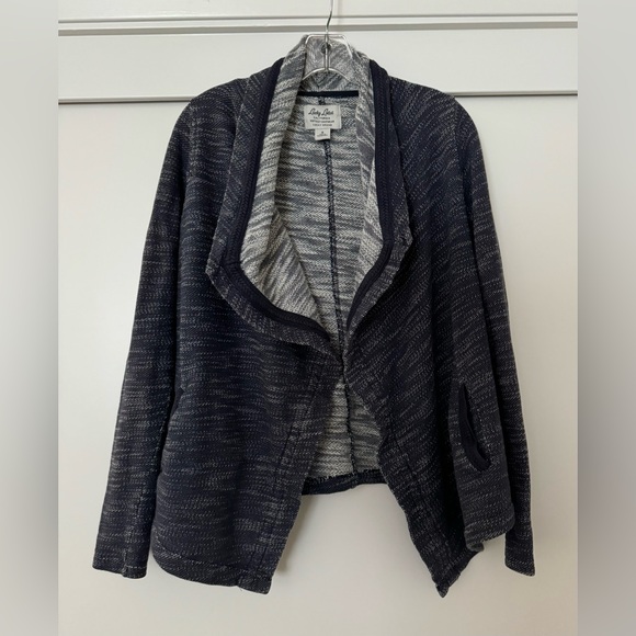 Lucky Brand Lucky Lotus California Knit Drape Front Cardigan Sweater Size S - Picture 5 of 9